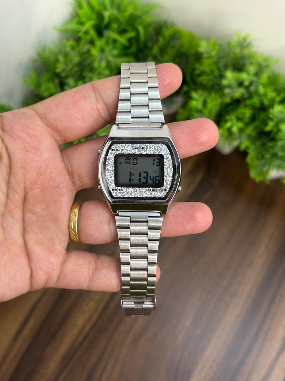 CASIO VINATGE SILVER CHAIN