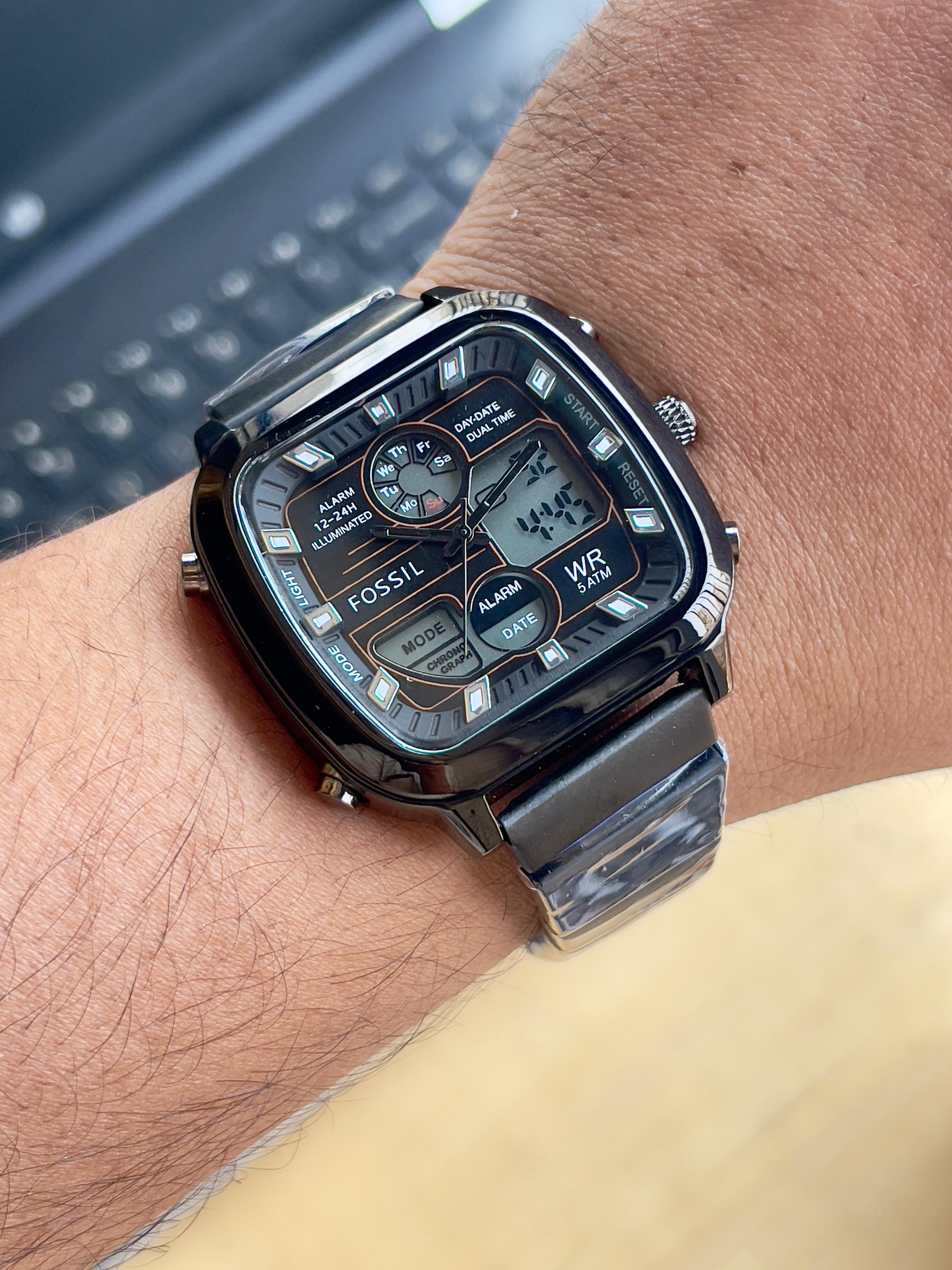 Fossil Digital Analog Premium Men's Watch