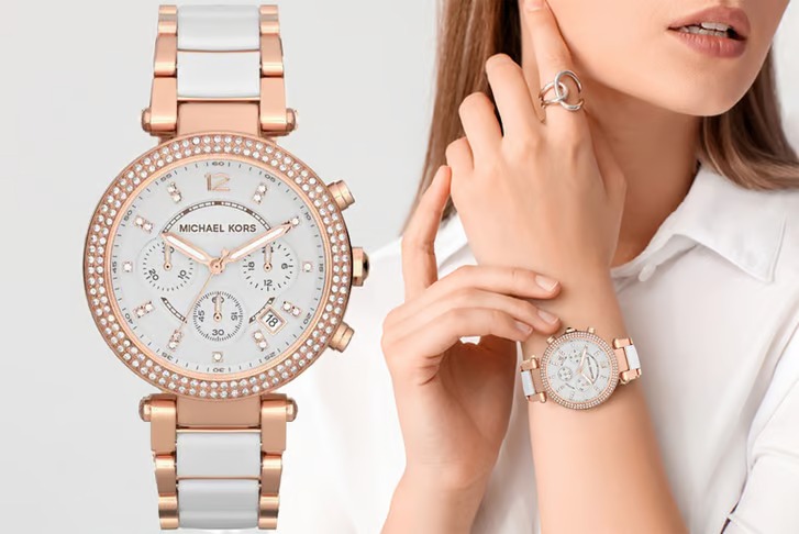 MK CHRONOGRAPH, MK5774 WHITE