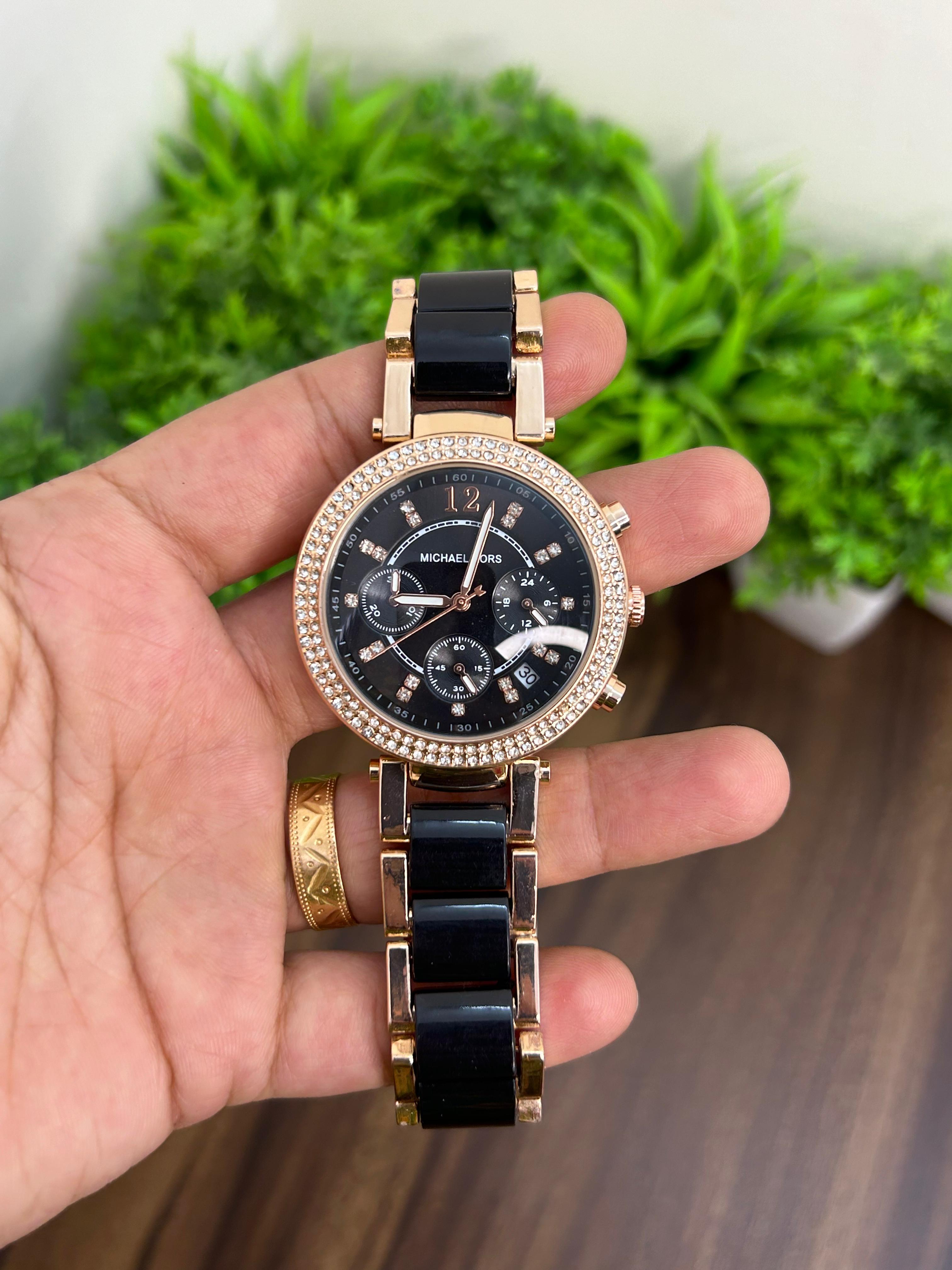 MK LADIES WATCH, ALL BLACK