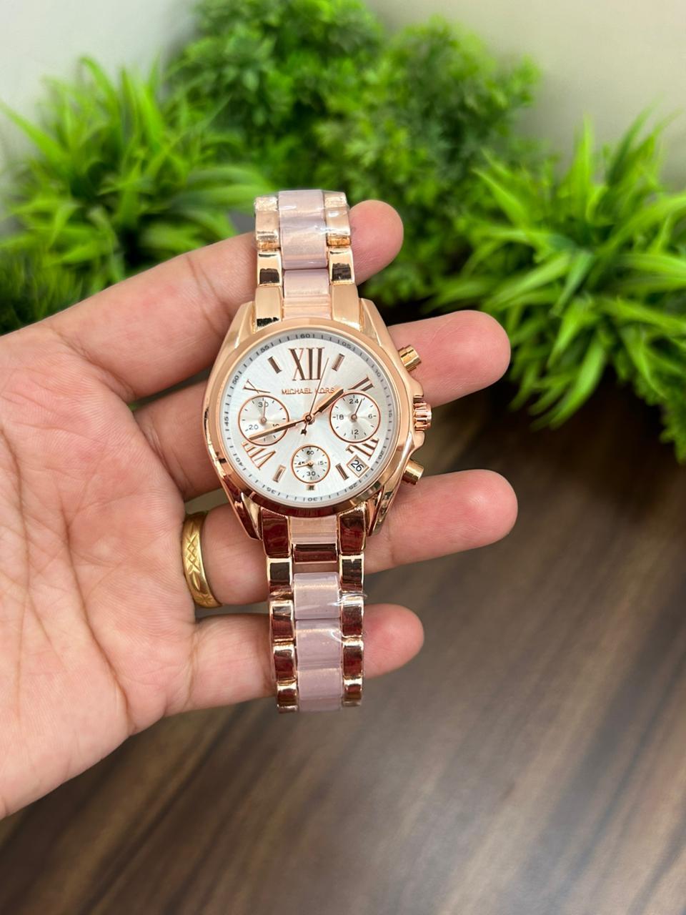 MK PARKER LADIES WATCH, PINK