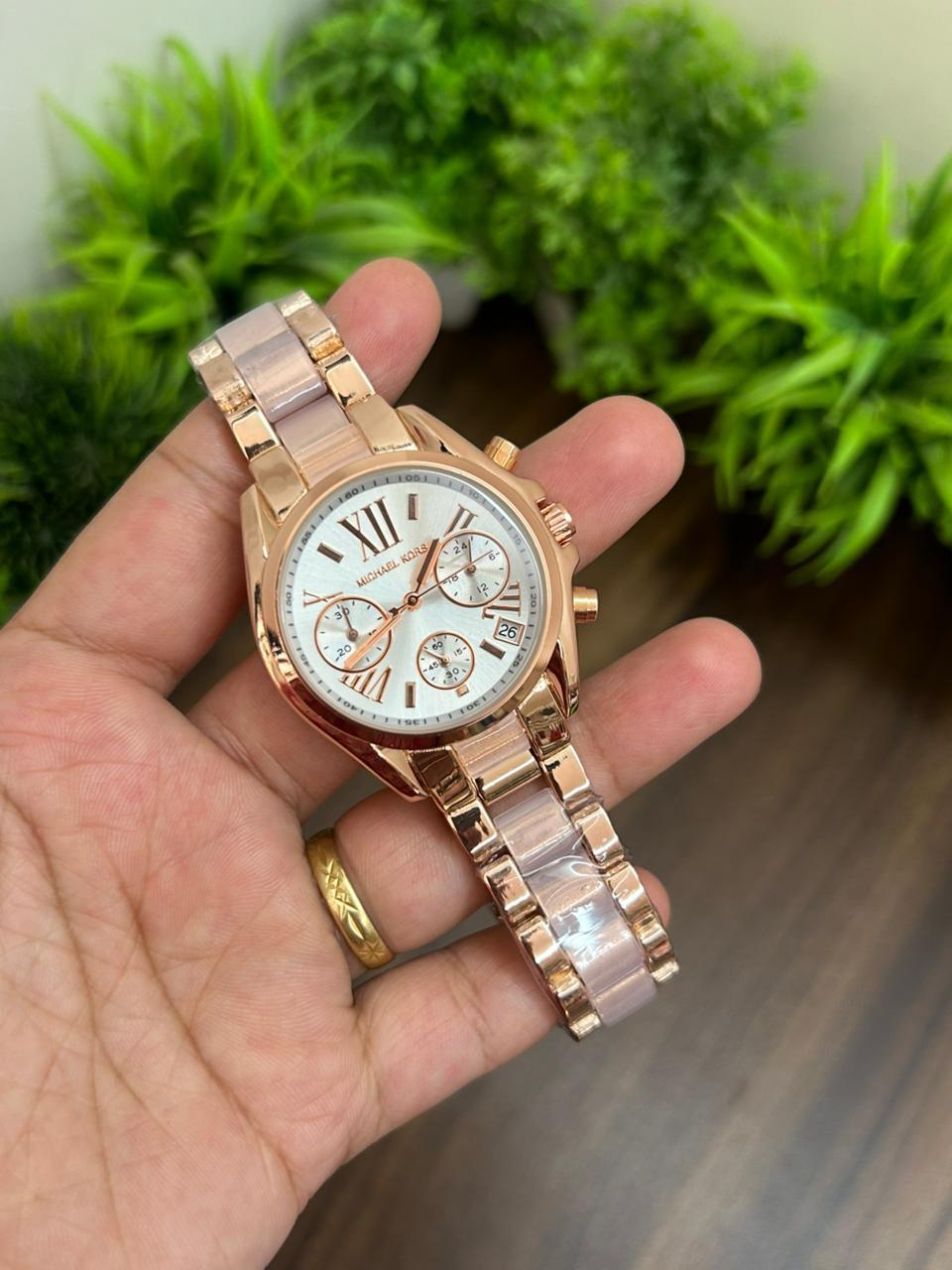MK PARKER LADIES WATCH, PINK