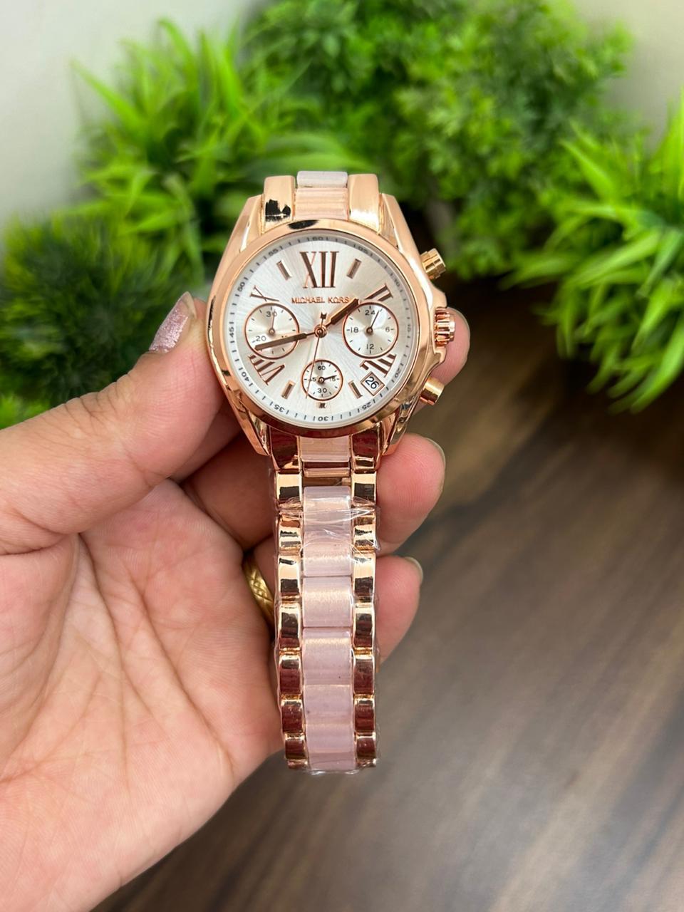 MK PARKER LADIES WATCH, PINK