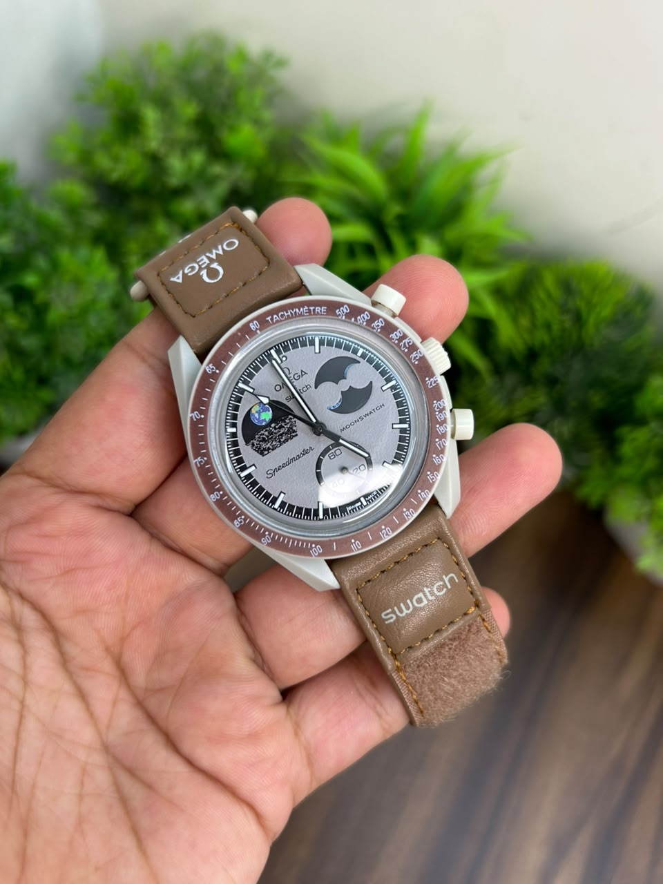 OMEGA X SWATCH, BROWN