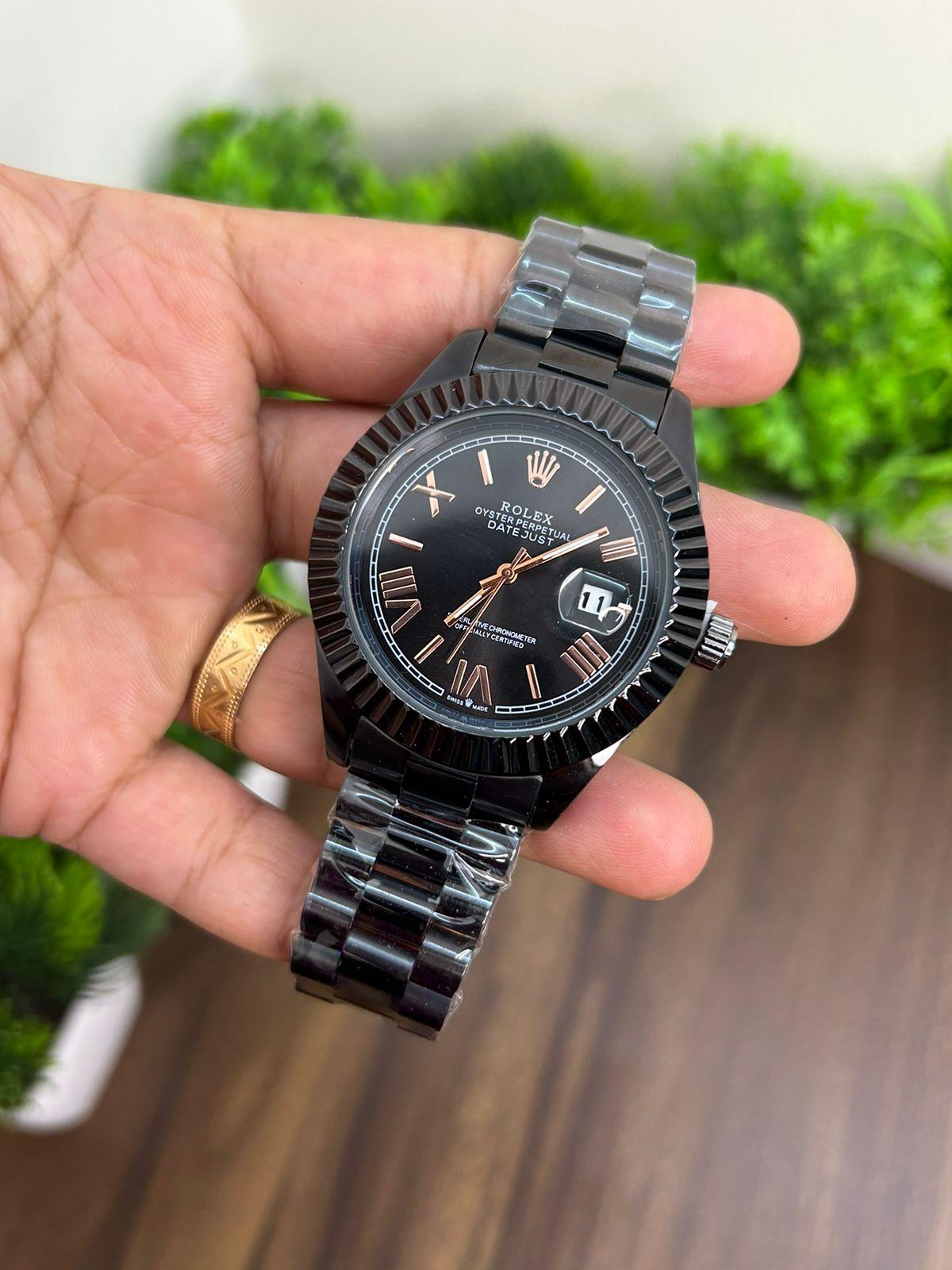 ROLEX QUARTZ, ALL BLACK