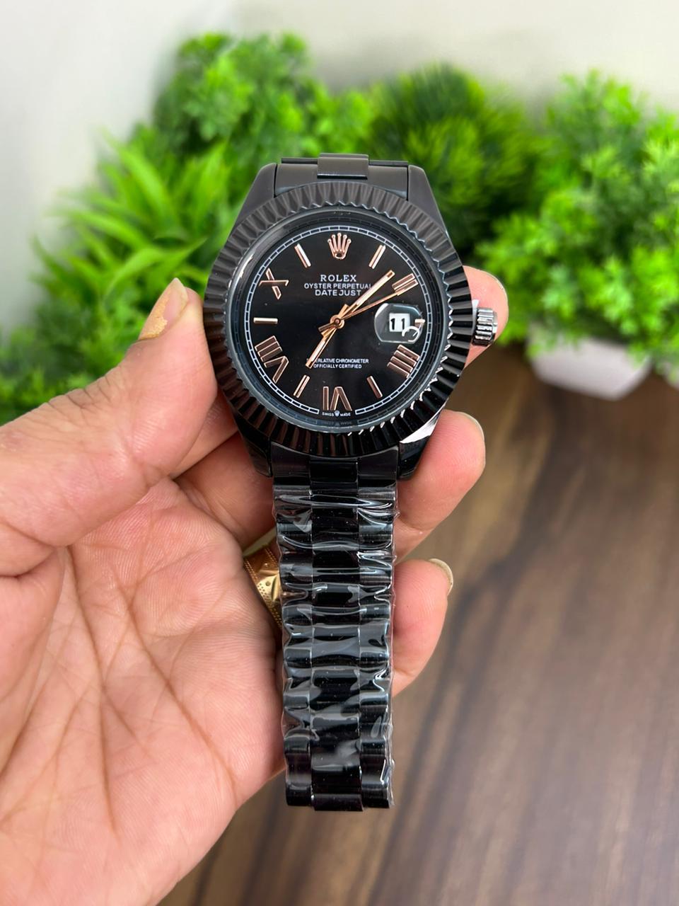 ROLEX QUARTZ, ALL BLACK