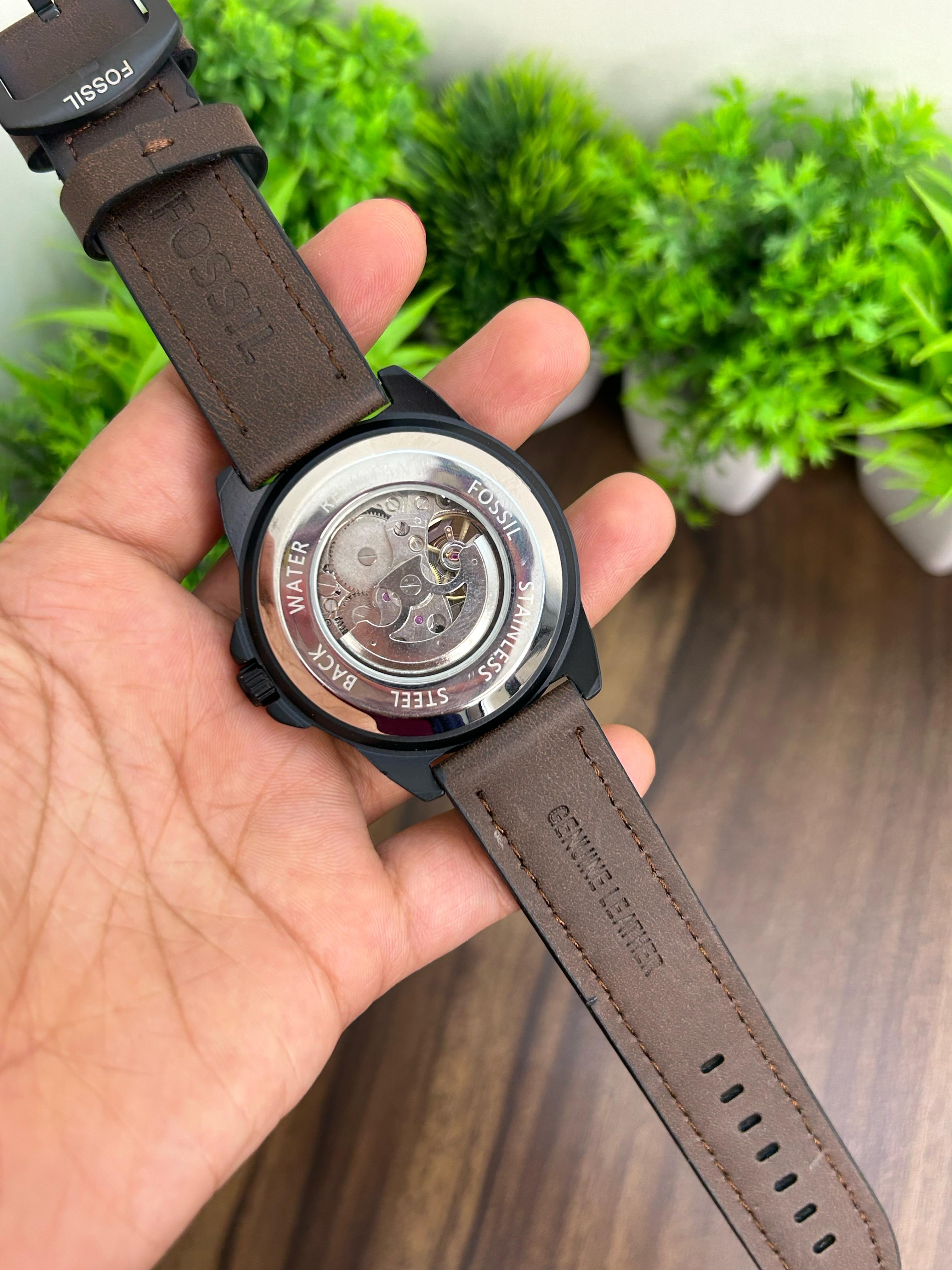 FOSSIL SKELETON DIAL AUTOMATIC 38024