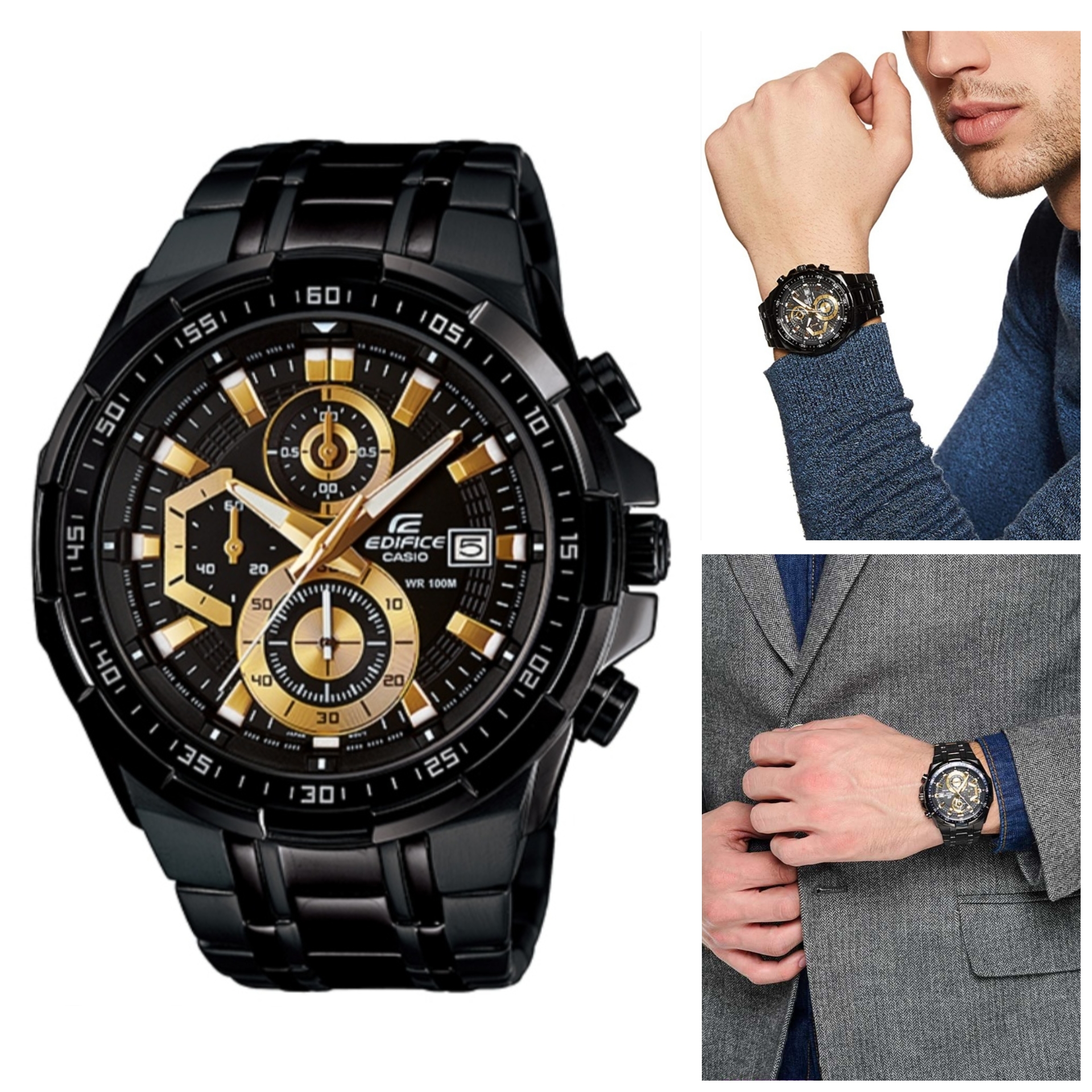 EDIFICE EFR 539BK BLACK BODY 9512