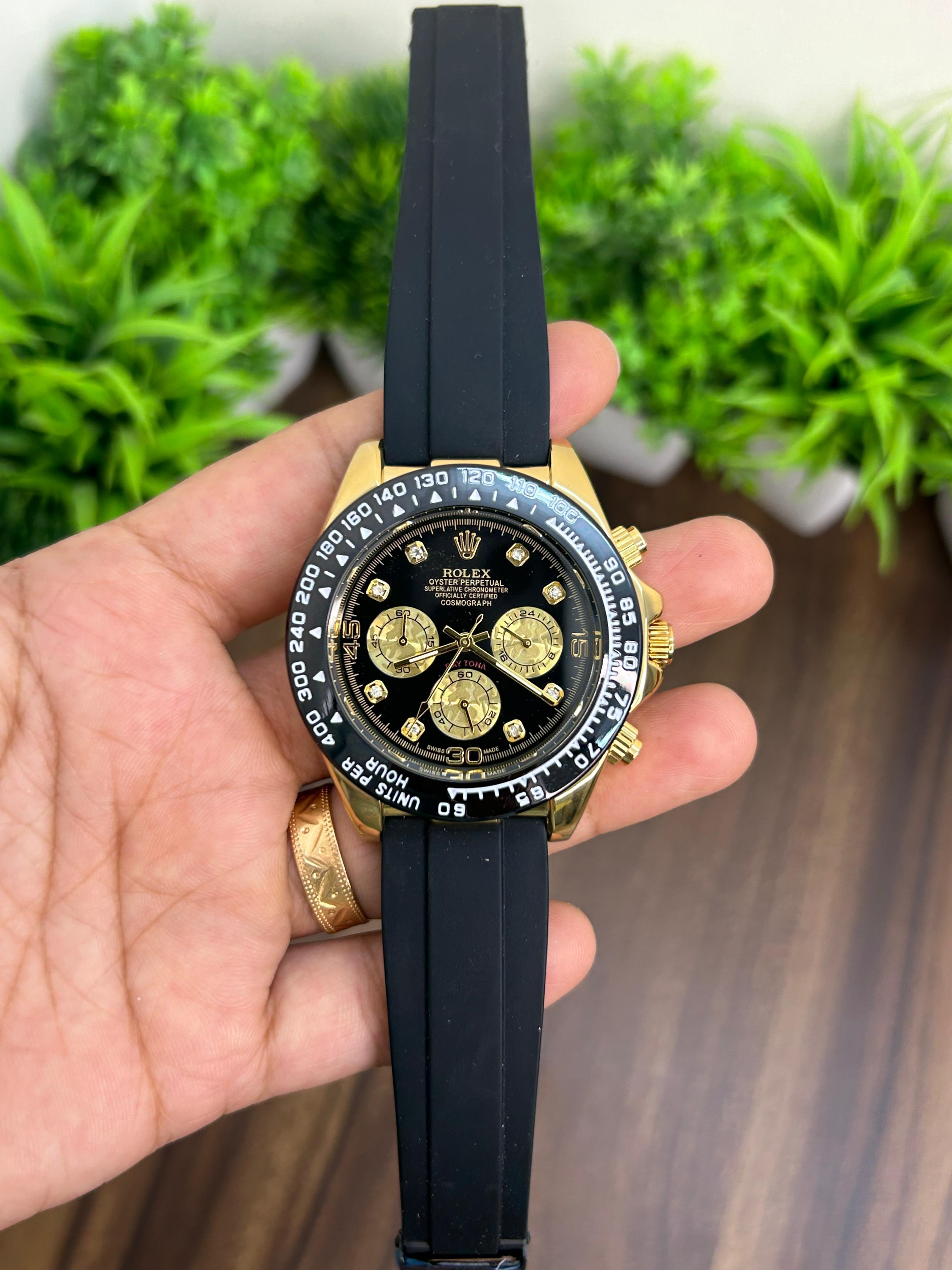 ROLEX DAYTONA GOLD BLACK 2000214