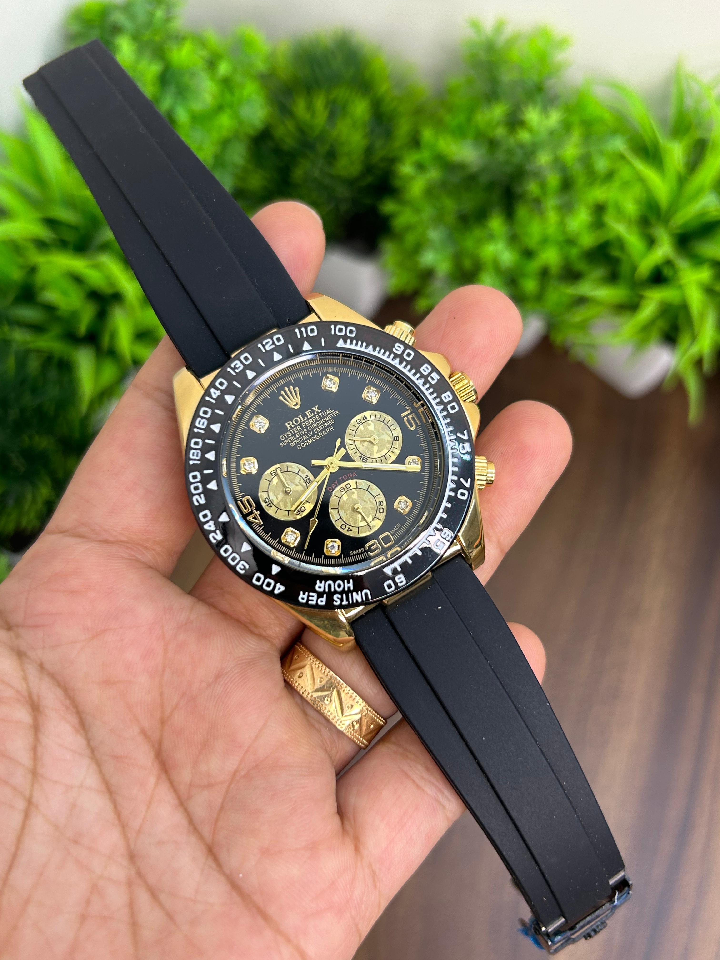 ROLEX DAYTONA GOLD BLACK 2000214