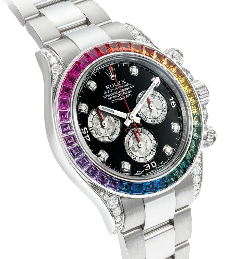ROLEX DAYTONA SILVER RAINBOW